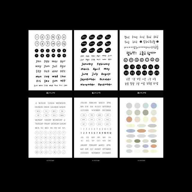 Week, Month Stickers SET-dearlog-category-item-thumbnail