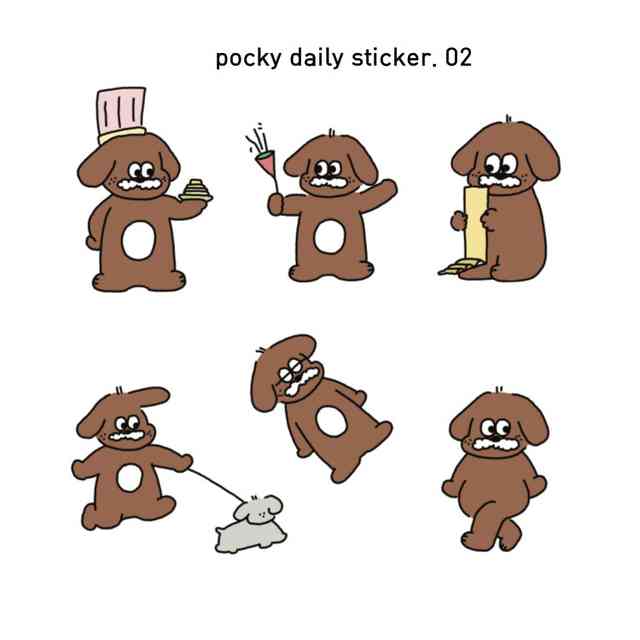 pocky daily sticker. 02 애드데일리 카테고리 상품 썸네일